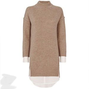 Brochu Walker Layered Sweater Dress Size M